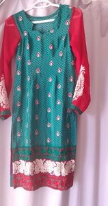 Churidaar embroidered kameez salwar